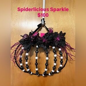 Hand Painted Beaded Halloween Wreath